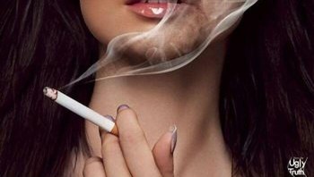 Iklan bahaya merokok bagi wanita,. Foto: Boredpanda