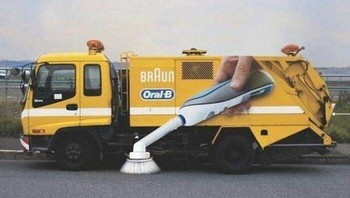 Iklan sikat gigi. Foto: Boredpanda