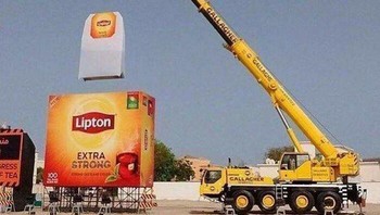 Iklan teh celup. Foto: Boredpanda