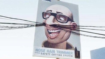 Iklan pencukur kumis. Foto: Boredpanda