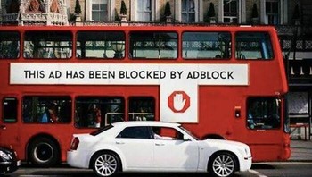 Iklan Adblock. Foto: Boredpanda