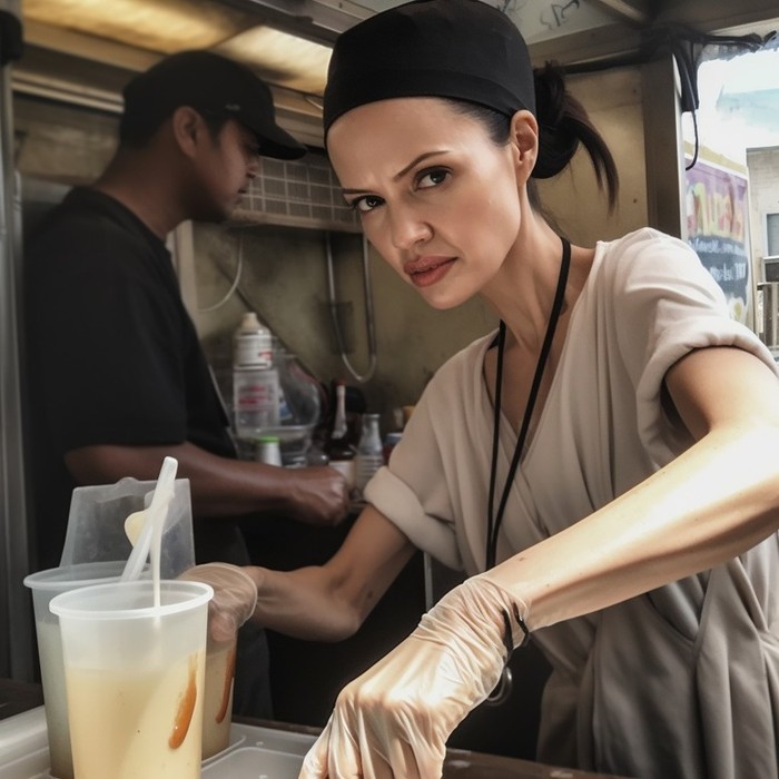 Intip Teknologi AI Ciptakan Foto Selebriti Ternama Jualan Makanan Kaki Lima Intip Teknologi AI Ciptakan Foto Selebriti Ternama Jualan Makanan Kaki Lima