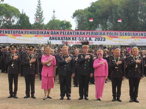 Kalemdiklat Polri Lantik 2.176 Perwira Lulusan SIP Angkatan Ke-52 Tahun 2023