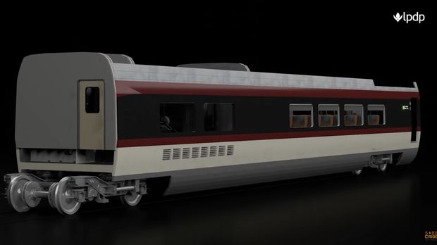 Kereta Cepat Jakarta Surabaya Buatan Anak Bangsa. (Tangkapan Layar Youtube LPDP RI)