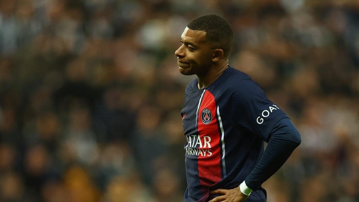 Soccer Football - Champions League - Group F - Newcastle United v Paris St Germain - St James Park, Newcastle, Britain - October 4, 2023 Paris St Germains Kylian Mbappe Action Images via Reuters/Lee Smith