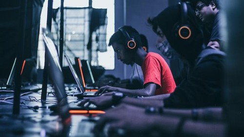 Ilustrasi Laptop Gaming.