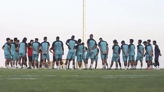 Latihan PSM Makassar jelang melawan Sabah FC di AFC Cup 2023/2024.
