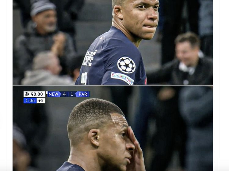 Meme Kocak PSG Dibabat Newcastle, Mbappe Memble