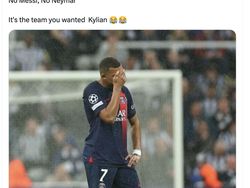 Meme Kocak PSG Dibabat Newcastle, Mbappe Memble