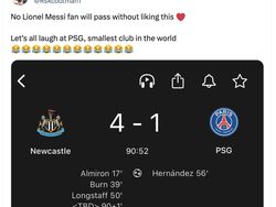 Meme Kocak PSG Dibabat Newcastle, Mbappe Memble