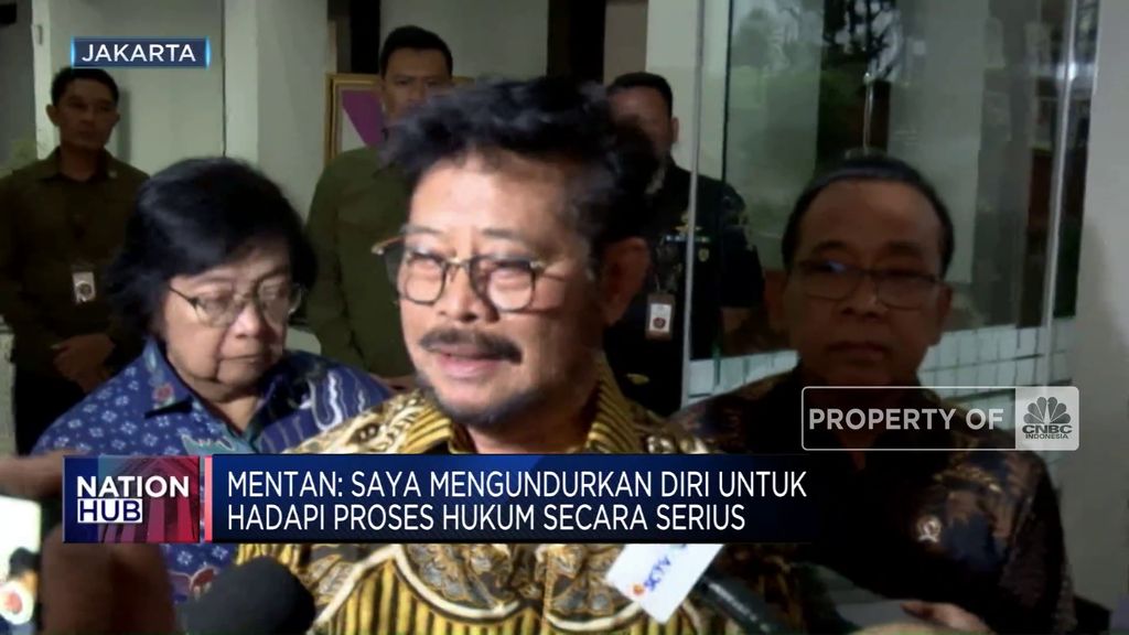 Mentan Mengundurkan Diri Dari Jabatannya