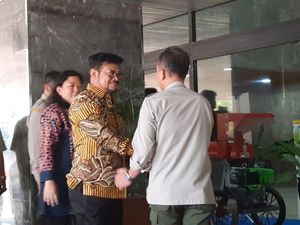 Penampakan Mentan SYL Kembali Masuk Kantor Usai Sempat Hilang Kabar
