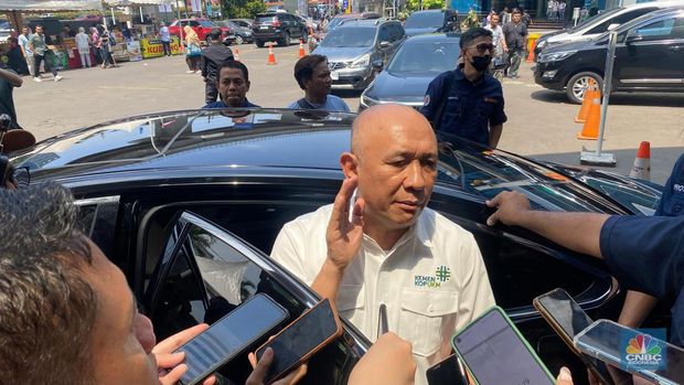Menteri Koperasi dan Usaha Kecil dan Menengah Teten Masduki  (CNBC Indonesia/Novina)