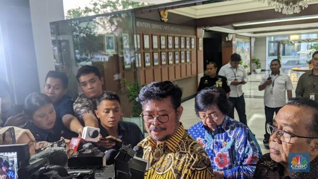 Menteri Pertanian Syahrul Yasin Limpo. (CNBC Indonesia/Emir)