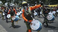 Sejumlah Taruna ini nampak menunjukkan kebolehannya.  