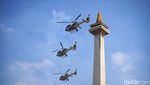 Pesawat Tempur TNI Unjuk Gigi di Jakarta