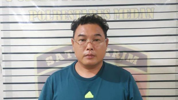 Ruslan, pria yang lepas tembakan di kantornya di Deli Serdang. (Istimewa)