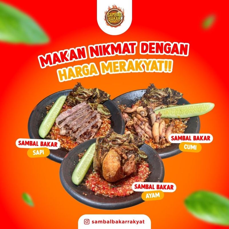 Sambal bakar enak di Jakarta