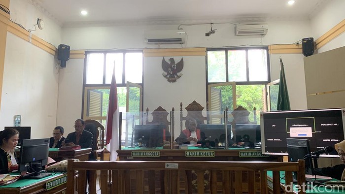 Sidang tuntutan petani jadi kurir ganja (Raja Malo Sinaga/detikSumut)