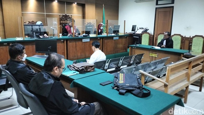 Sidang vonis korupsi kredit Bank Banten di Pengadilan Tipikor Serang (Foto: Bahtiar/Detikcom)