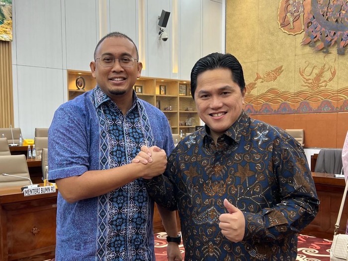 Andre Rosiade dan Erick Thohir