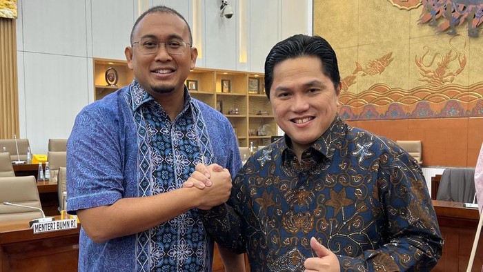 Andre Rosiade dan Erick Thohir