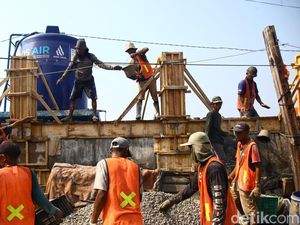 Cegah Rob, Tanggul Pantai di Muara Baru Jakarta Ditinggikan