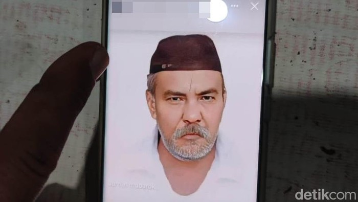 Foto Habib Muhammad Alex yang banyak dijadikan status WhatsApp.