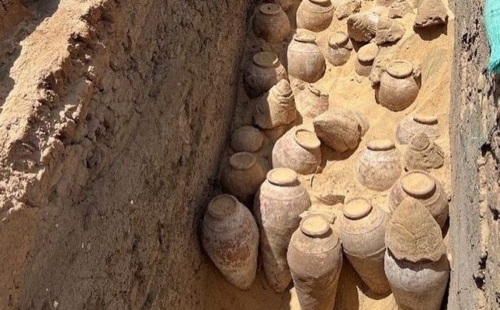Ratusan Guci Anggur Berusia 5.000 Tahun Ditemukan di Mesir