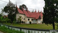 Lingkungan rumah gadang yang asri