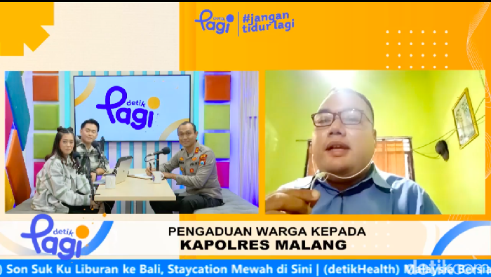 Jumat Curhat detikPagi Kapolres Malang