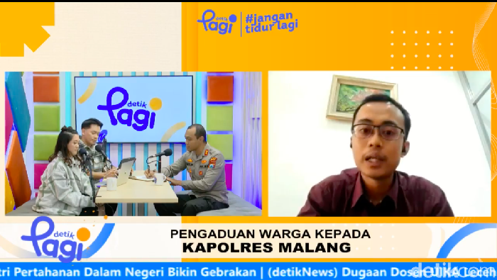 Jumat Curhat detikPagi Kapolres Malang
