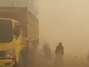 Viral Kabut Asap Akibat Karhutla Bikin Warga Panik