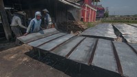 Mi soun ini diproduksi secara tradisional dengan memanfaatkan cahaya matahari untuk proses pengeringan.  