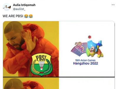 Meme We Are PBSI, Netizen Marah Badminton 0 Medali di Asian Games