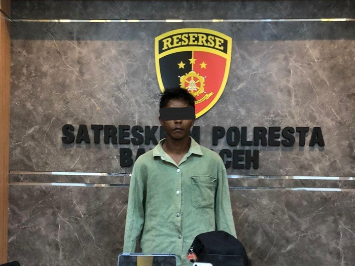 Pelaku penjambretan di Banda Aceh usai ditangkap polisi