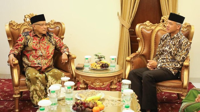 Pertemuan Ganjar Pranowo dengan Said Aqik Siradj