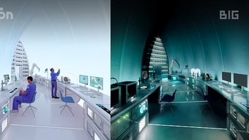 NASA juga bekerja sama dengan universitas dan perusahaan swasta untuk membuat pintu, ubin, dan perlengkapan untuk rumah di Bulan. Foto: ICON/BIG Bjarke Ingels Group