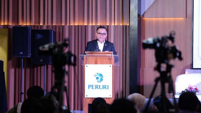 Peruri Conference and Exhibition 2023 digelar di Jakarta. Acara ini dihadiri Menteri PANRB Abdullah Azwar Anas.
