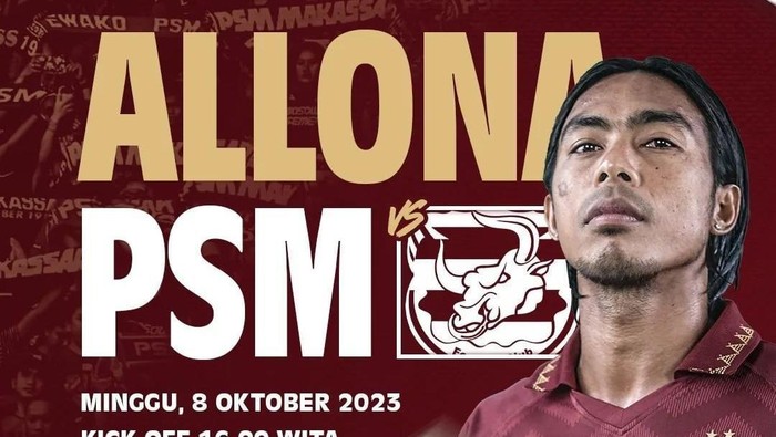 PSM Makassar Vs Madura United dalam laga pekan ke-15 Liga 1 2023/2024.
