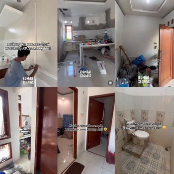 Renovasi rumah viral di TikTok, hasilnya bikin kagum.