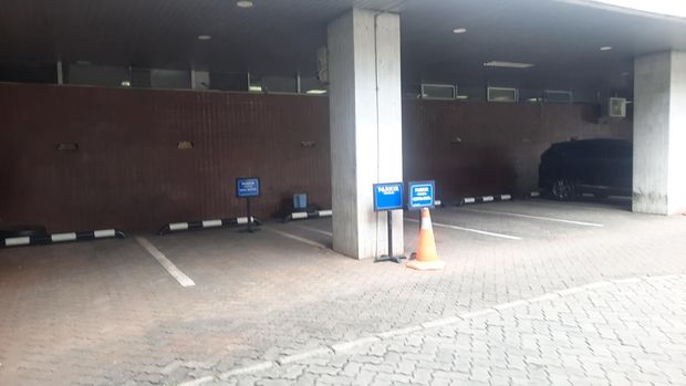 Suasana di Kementan pada Jumat (6/10/2023)-(Annisa/detikcom)