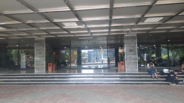 Suasana di Kementan pada Jumat (6/10/2023)-(Annisa/detikcom)