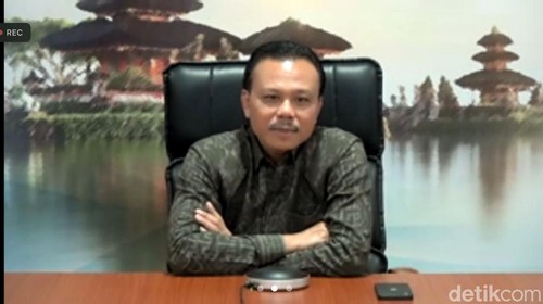 Tangkapan Layar saat konferensi pers Persiapan Bali Road to KTT AIS Forum 2023 yang disampaikan Sekretaris Daerah (Sekda) Provinsi Bali Dewa Made Indra, Jumat (6/10/2023). (
Rizki Setyo Samudero)