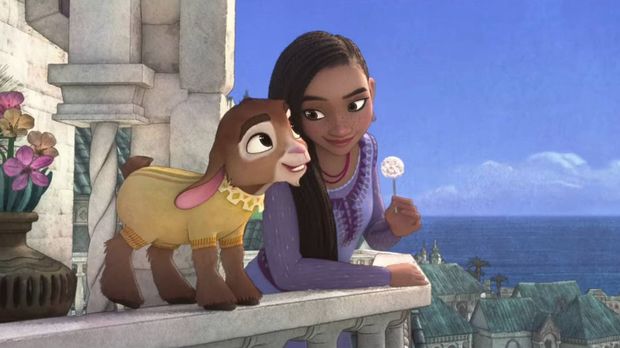Cuplikan adegan dalam film animasi Disney Wish (2023).