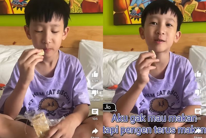 Bocah Korea cicip brem pertama kali
