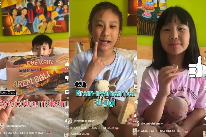 Bocah Korea cicip brem pertama kali
