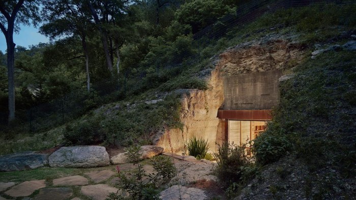 Gudang anggur atau wine cellar/Casey Dunn via Dezeen