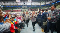 Saya tentunya memberikan apresiasi kepada Pak Kapolda dan seluruh tim yang telah menyelenggarakan kegiatan Semarak Bhayangkara Presisi di mana di dalamnya ada kegiatan-kegiatan dalam rangka mendukung berbagai talent yang dimiliki masyarakat Jogja, kata Sigit kepada wartawan, Sabtu (7/10/2023). (dok.istimewa)