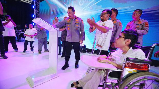 Kapolri launching Montir Presisi bareng komunitas difabel (dok.istimewa)